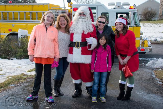 Santa Visits Lower Frederick Twp. - 12/21/2013